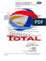 Surat Resmi PT - Total Oil & Migas Indonesia 2014.!