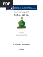 Download Ratio Analysis Bank AL Habib Ltd by Hussain M Raza SN258703618 doc pdf