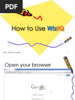 Download How to Use WizIQ by Eileen Gonzales SN258705122 doc pdf