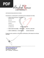 Download Cotizacion Realizacion de Video by anfrom SN25870817 doc pdf