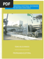 Tre Pr Temas Selecionados i Propaganda Eleitoral