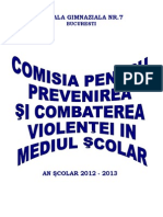 Combaterea Violentei 2012 2013 PDF