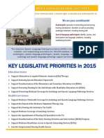 Legislative Priorities