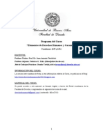 Programa y Objetivos Dd.hh. - 2015 (1)