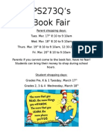 book fair flyer