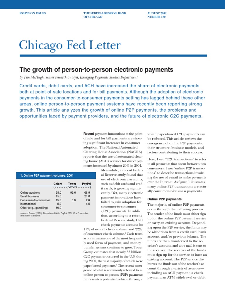 Person 2 Person e Payments | PDF | Credit Card | Payments