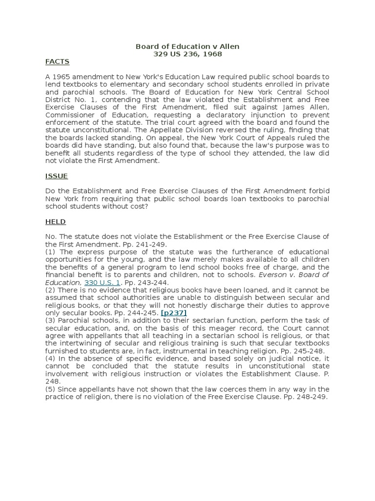 Supreme Court Rules That Requiring Public School Boards To Lend