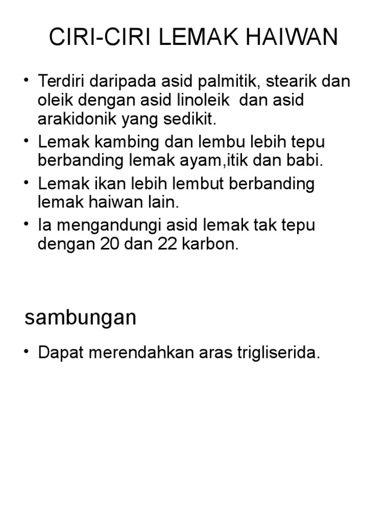 Ciri Ciri Lemak Pdf
