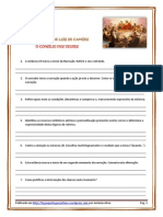 Os Lusíadas - Questionário Narração e Consíilio Dos Deuses PDF