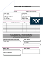 Modelo Factura Proforma