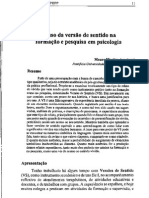 v1n09a01 Instrumento Versão de Sentido