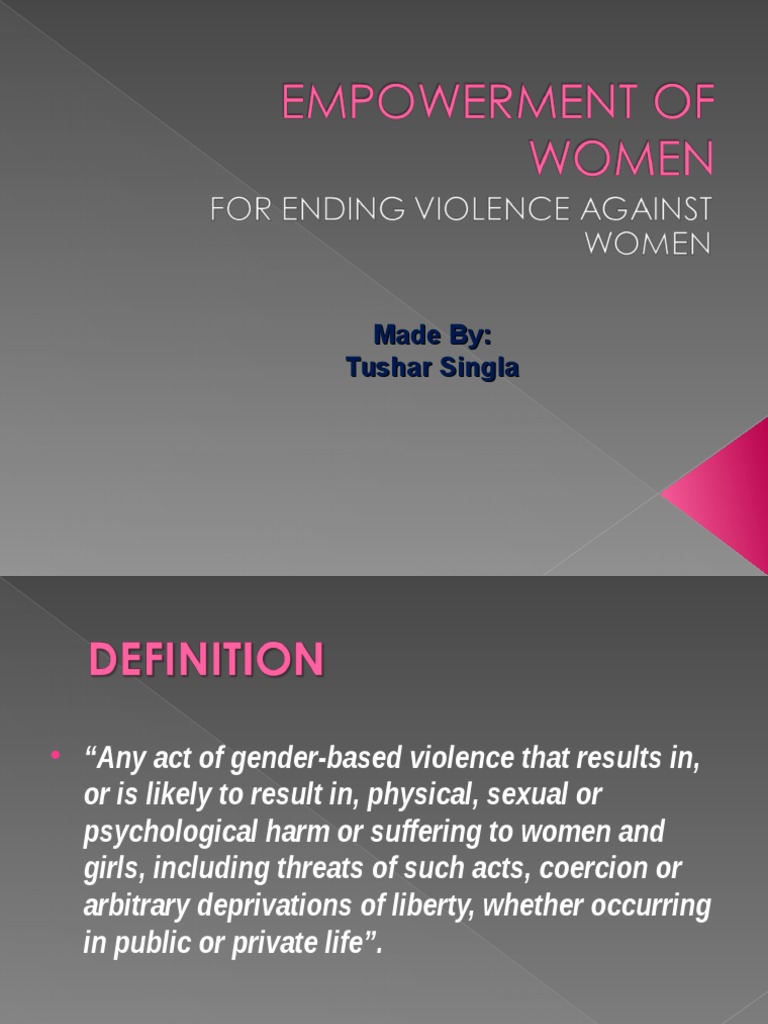 Understanding Violence Against Women in India | PDF | Violence ...