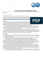 Fracpack Tool Erosion Qualifiaction Testing