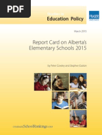 Download Fraser Institutes Report Card on Albertas Elementary Schools 2015 by caleyramsay SN258724414 doc pdf