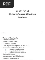 Trainng On 21 CFR Part 11