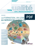 La qualité en mouvement - la formation