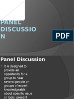 Panel Discussion