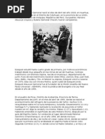 Ezequiel Ataucusi Gamonal Nació El Diez de Abril Del Año 1918