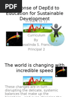 DepEd k to 12 Education for Sustainable Development