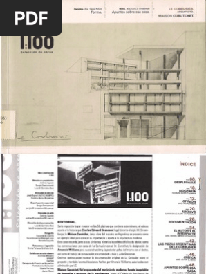 Le Corbusier Maison Curutchet 1 100 Nº9 Abril 07 Evolucion Teoria