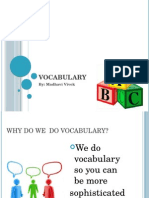 Vocabulary