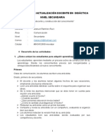 Programa de Actualización Didáctica. Tarea