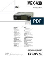 Service Manual DVD Sony MEX-V30