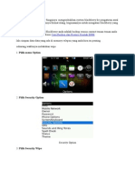 Cara Restart Ulang Blackberry Atau Wipe