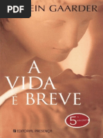 A Vida e Breve - Jostein Gaarder