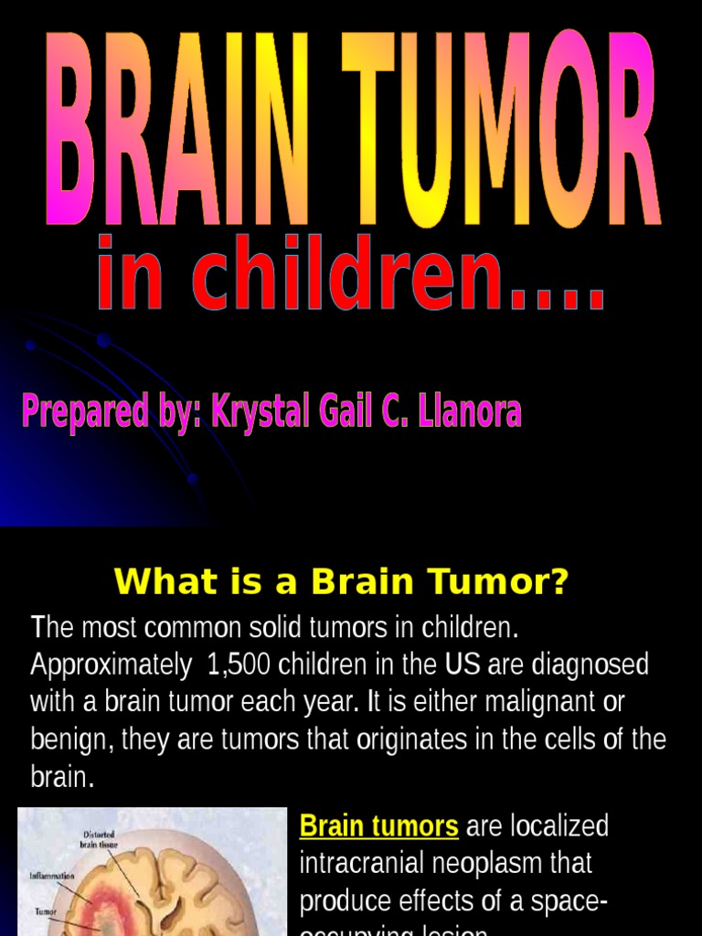 Pediatric Brain Tumor Overview | PDF | Brain Tumor | Central Nervous System