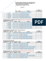 Curso Horario Sistemas 2015 I (VERSION 4)