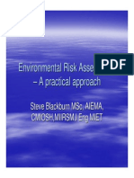 Environmental Risk Assessment - A Practical Approach