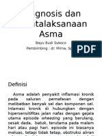 Diagnosis Dan Penatalaksanaan Asma Ppt Referat