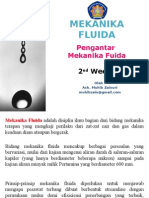 Mekanika Fluida - 2nd Week