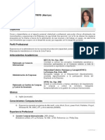 Cv Marilyn Español