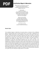 Download To My Brother Miguel in Memoriam by Christian Mark Almagro Ayala SN258761706 doc pdf