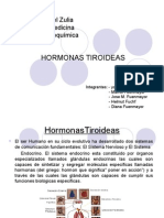 Medicina - Fisiologia. Hormonas Tiroideas