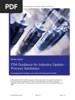 White Paper FDA Process Validation Guidance Update