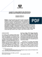 Aciertos y Desaciertos Del Proyecto Sevilla Anti-Violencia Escolar