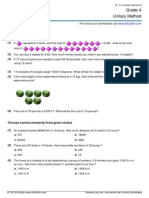 Grade4 Unitary Method PDF