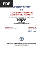 Changing Trends in Advertising Market