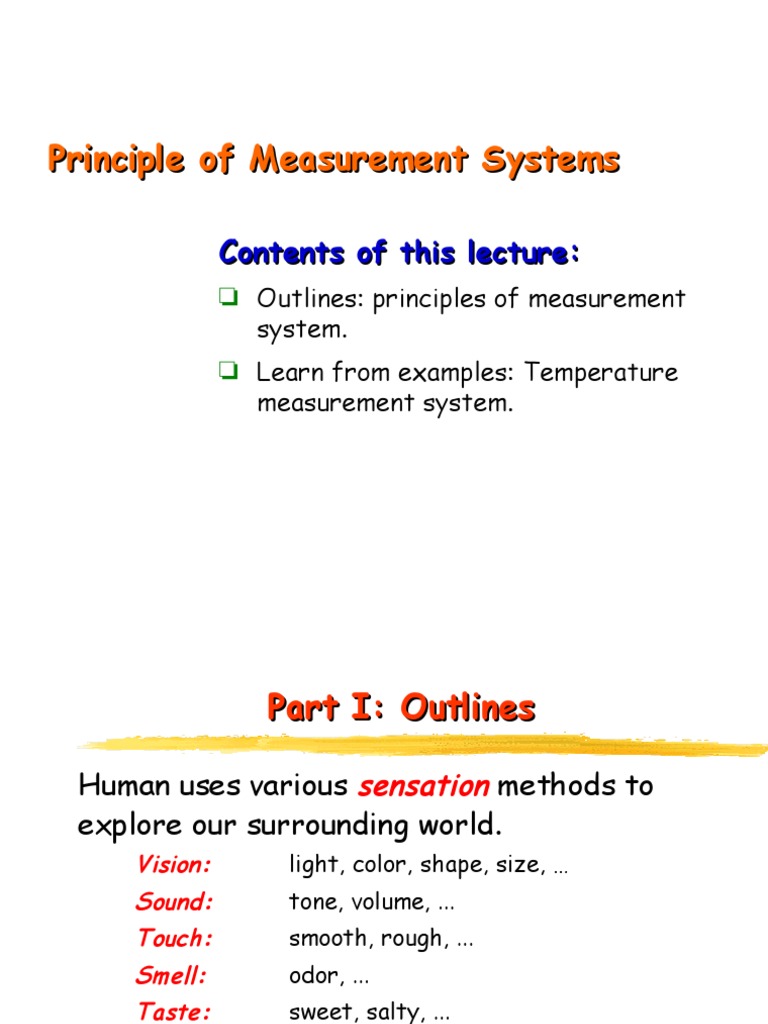 Principle of Measurement | PDF | Accuracy And Precision | Signal ...