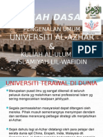 U.al-Azhar & Kuliah Ulum Islamiyah