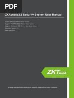 ZKAccess3.5 Security System User Manual V3.0 PDF