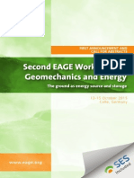 Second EAGE Workshop on Geomechanics and Energy