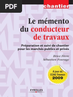 Le Mémento Du Conducteur Des Travaux