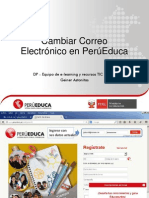 Cambiar Correo en Perueduca