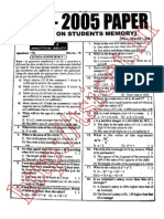 ICET Question & Answer Key Paper Free Download 2005