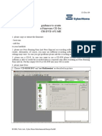Guidance To Create A Firmware CD For: CH-DVD 452 Me: © 2003, Tech. Lab., Cyber Home Entertainment Europe GMBH