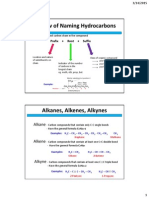 Review of Naming Hydrocarbons